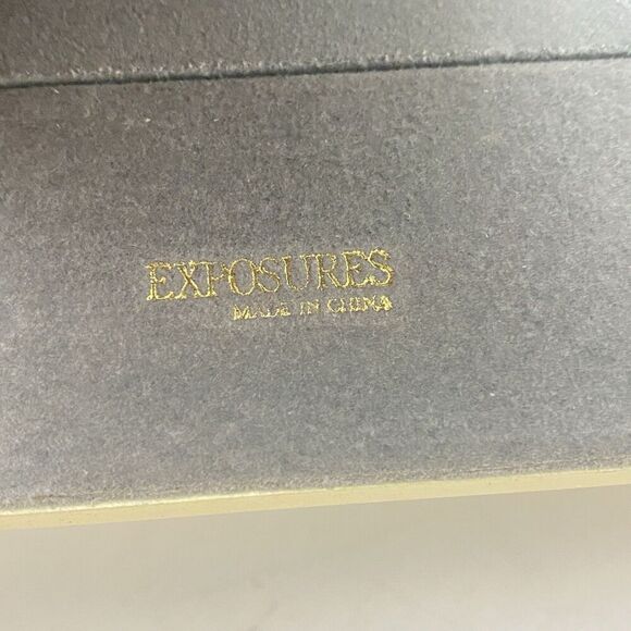 Vtg Exposures Hand Painted "October" Months of the Year 4X6 Picture Frame - Picture 7 of 11